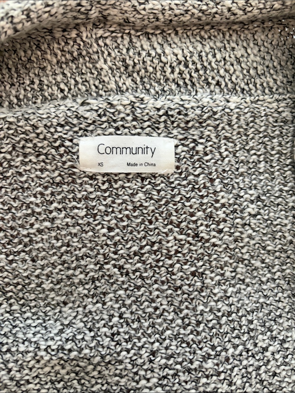 Aritzia Open-Front Long Cardigan - Light Gray - Picture 2 of 4